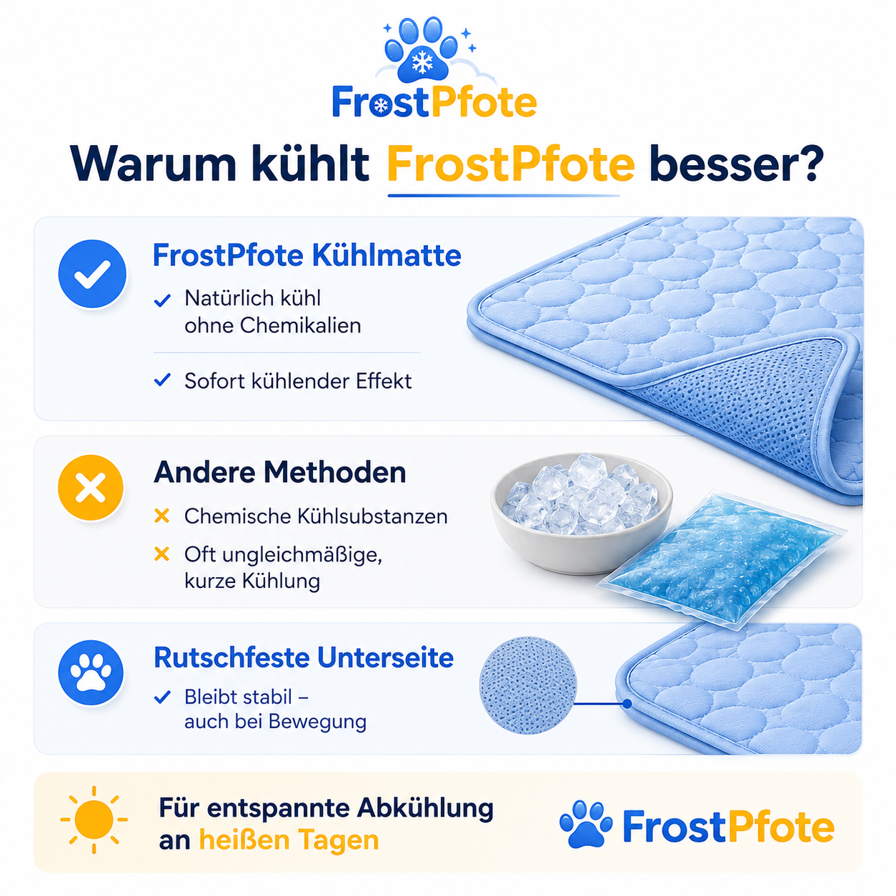 FrostPfote Kühl Matte